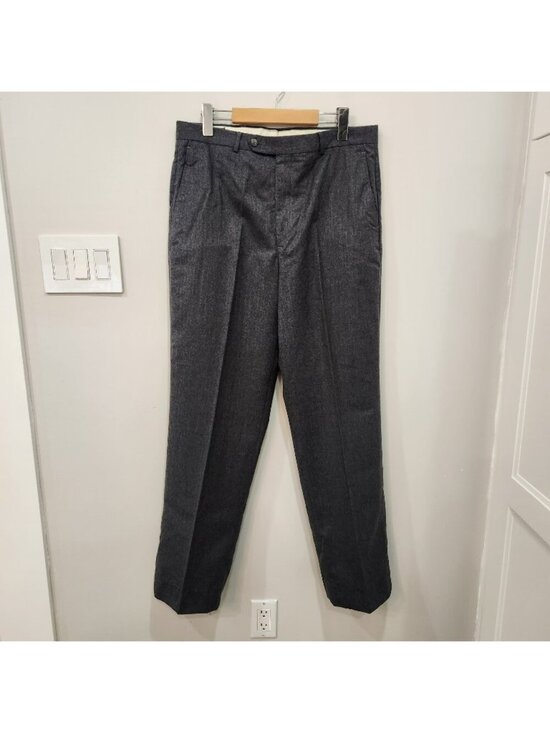Evan Picone Other - Vintage Evan Picone Dress Pants Mens 34x32 100% Pure Wool Gray 80s Preppy